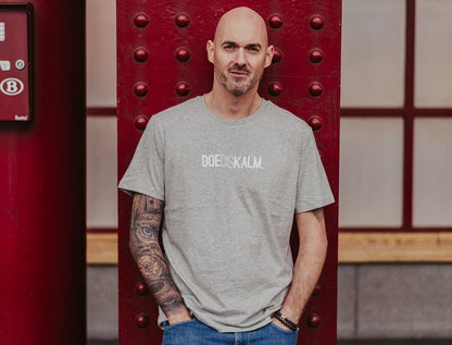 DOEDISKALM. grijze T-shirt volwassenen
