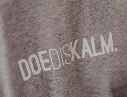 DOEDISKALM. grijze T-shirt volwassenen