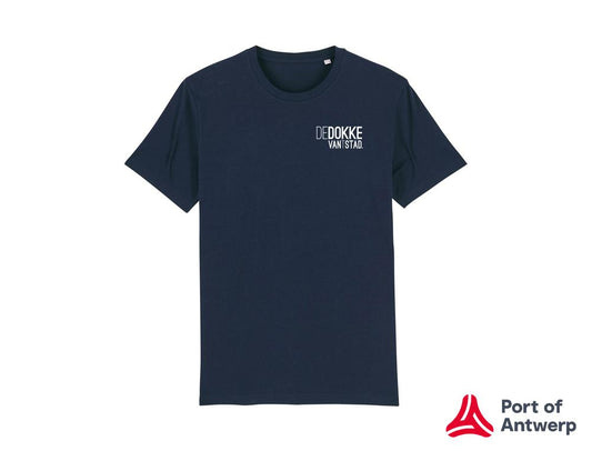 De dokke van 't stad - blauwe t-shirt van KLEIR.