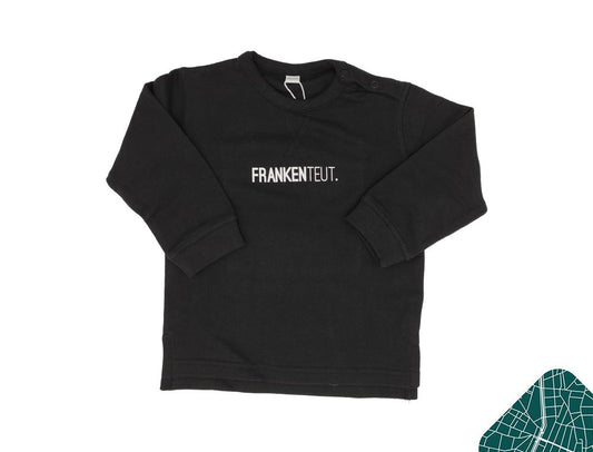 Zwarte trui met opdruk FRANKENTEUT