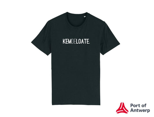 Kemdeloate - ik heb de late - zwarte T-shirt van KLEIR.