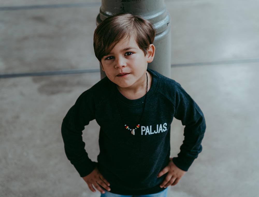 Trui PALJAS. Grijs Kinderen